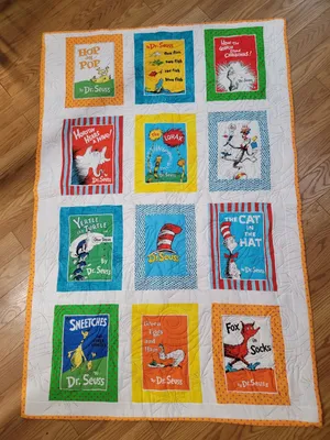 Dr Seuss Baby Quilt